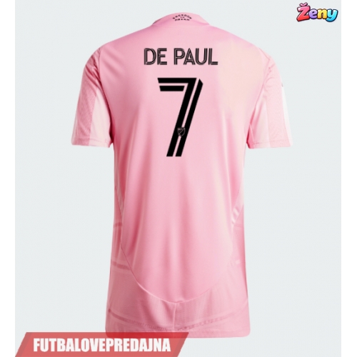 Lacne Ženy Futbalové dres Inter Miami Rodrigo De Paul #7 2026-27 Krátky Rukáv - Domáci
